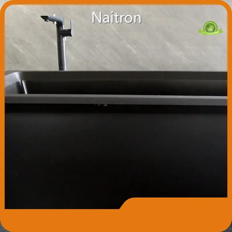 Quality Naitron Brand Black/White/Oat/Sand/Red/Coffee/Beige/Alu Metallic/Terra/Silver/Greystone/Sky Blue 1700 X 760 X 620(mm) Solid Acrylic Bathtub 1