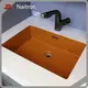 Solid Surface Wash Basin 585x 380 X 180(mm) Naitron Black/White/Oat/Sand/Red/Coffee/Beige/Alu Metallic/Terra/Silver/Greystone/Sky Blue 1