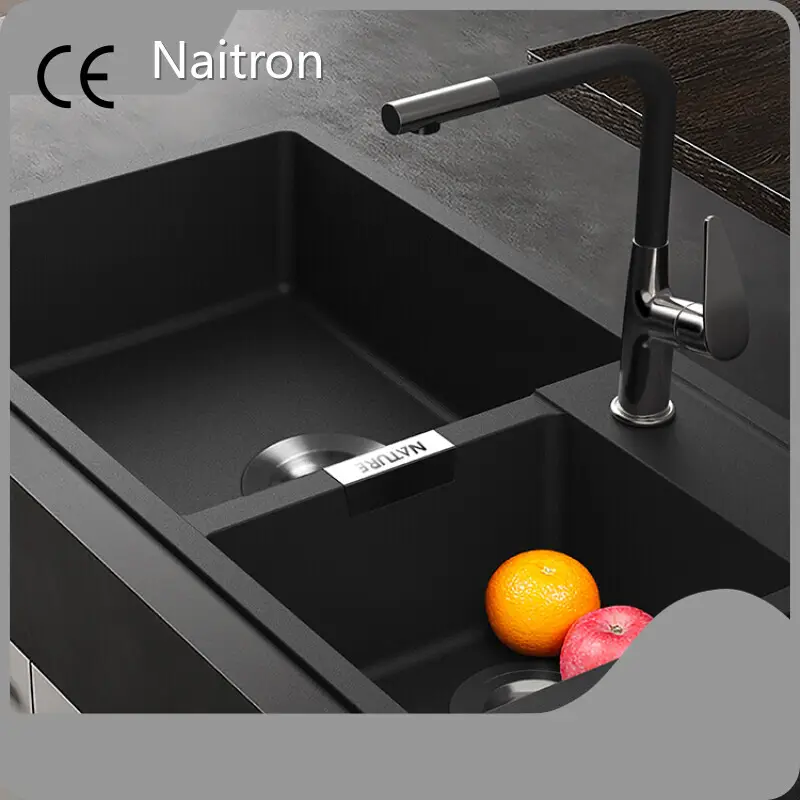 Two Bowl Kitchen Sink Naitron Brand 20kg 860x 500 X230(mm) 1