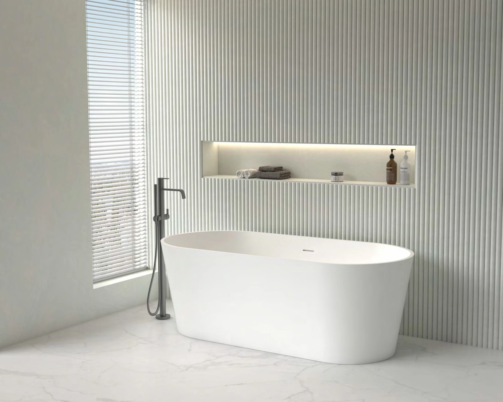 NAITRON Quartz Acrylic Bathtub MODEL: 102 1