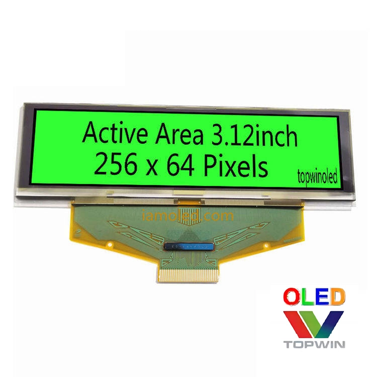 3.12inch oled display panel 256x64 30 pin driver IC SSD1322 1