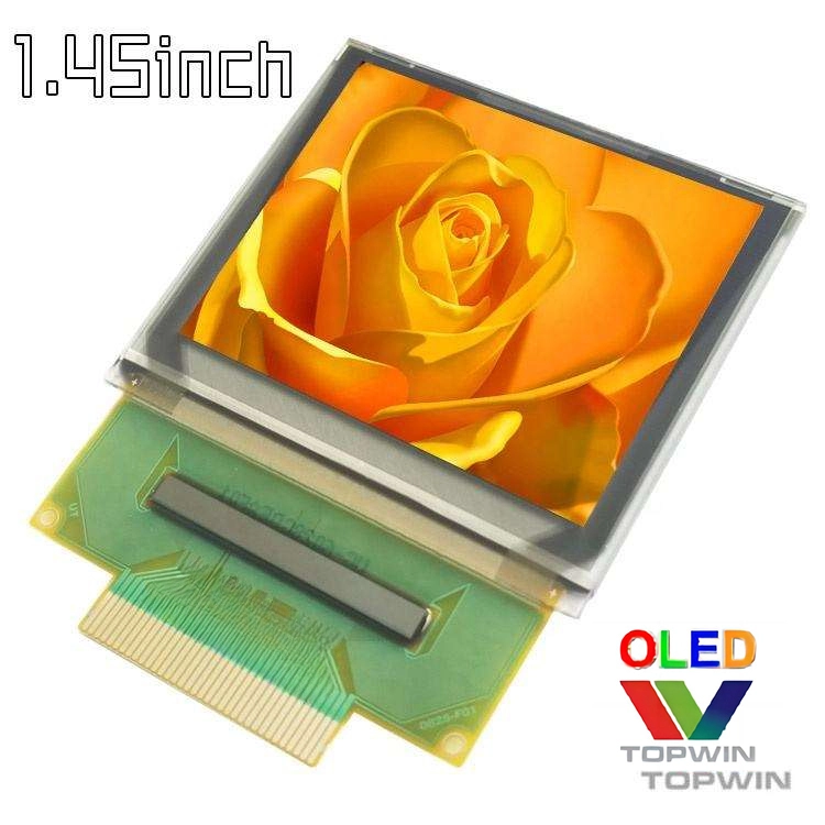 1.45inch full color OLED display, 160 × 128 resolution, 35pin，Driver IC SEPS525, connecter type 1