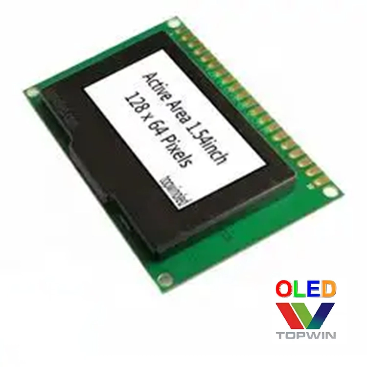 1.54inch oled display module SPI +I2C Parallel Interface White/Blue /Yellow color 20pin TW28640155YB02 1