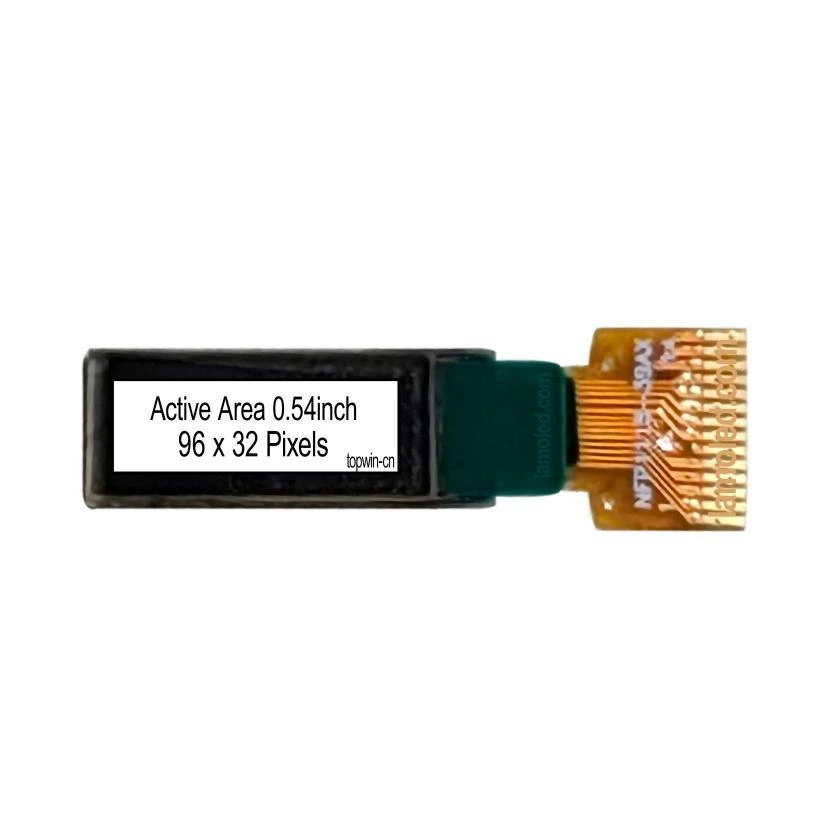 0.54inch oled display panel 96x32 resolution I2C interface Driver IC 1115 1