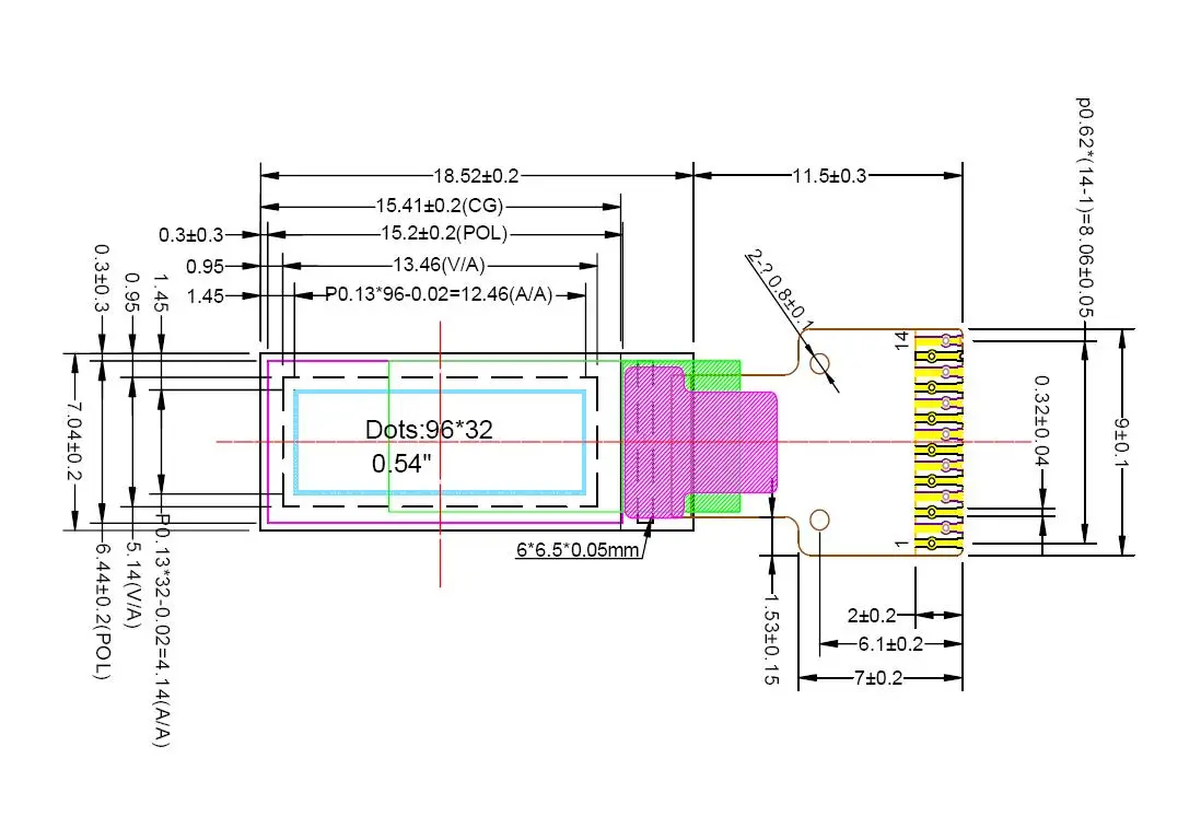 WholesaleTOPWIN 0.32~0.54inch Monochrome Oled - 3