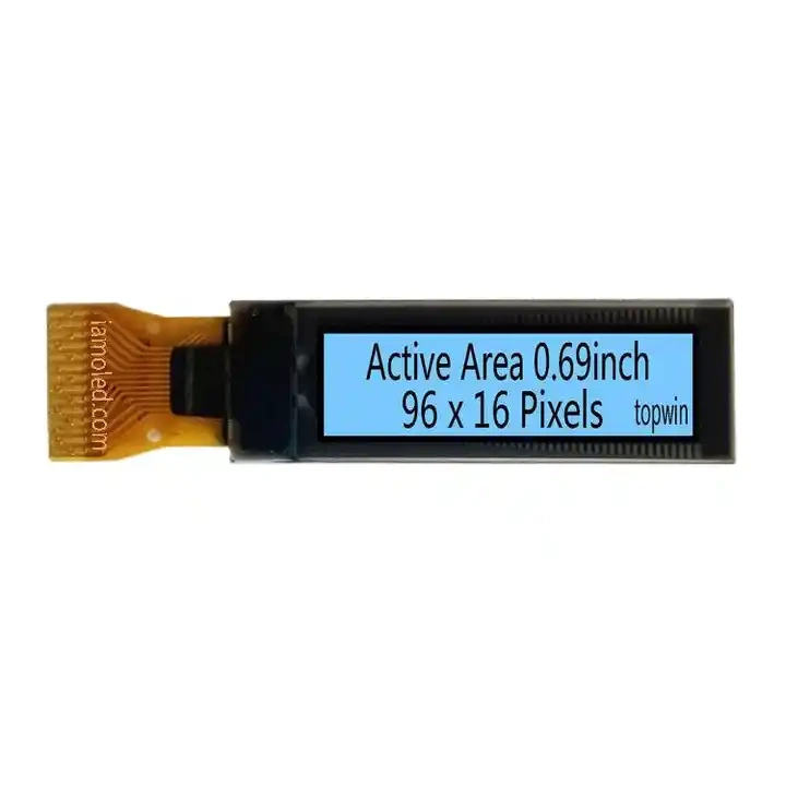 best price 0.69inch oled display panel  SSD1312 14pin 96x16 1