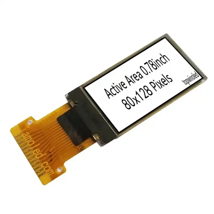 0.78inch oled display panel 80x128 SPI I2C SSD1317 1