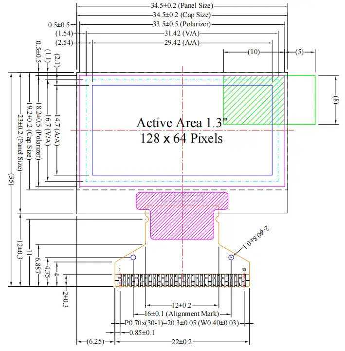 OEM/ODM128x32 Oled Display TOPWIN Manufacture 5