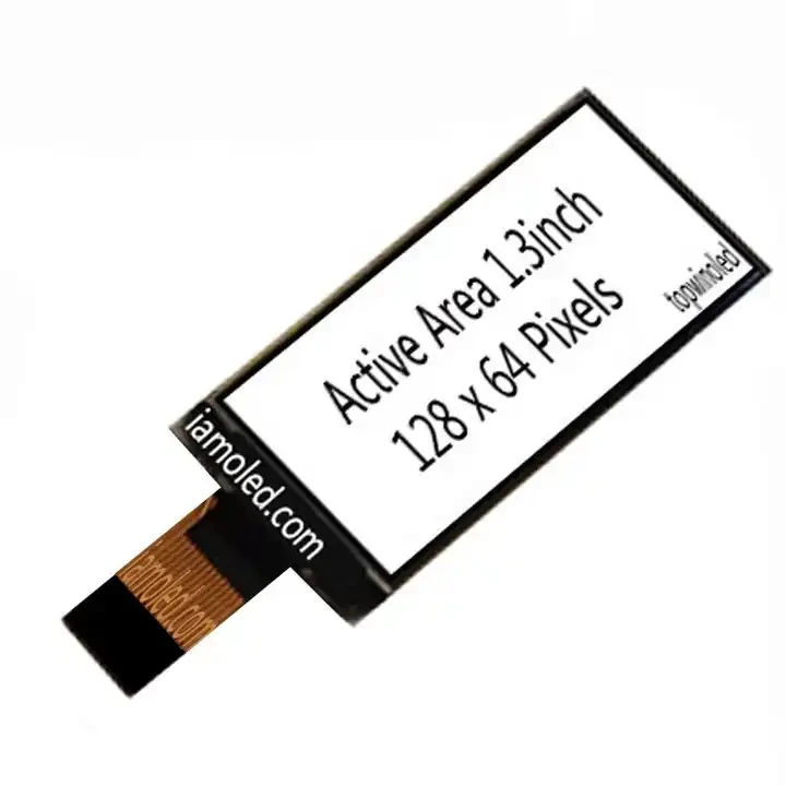 1.3inch vertical 64x128 oled display white color SSD1312 I2C interface 1
