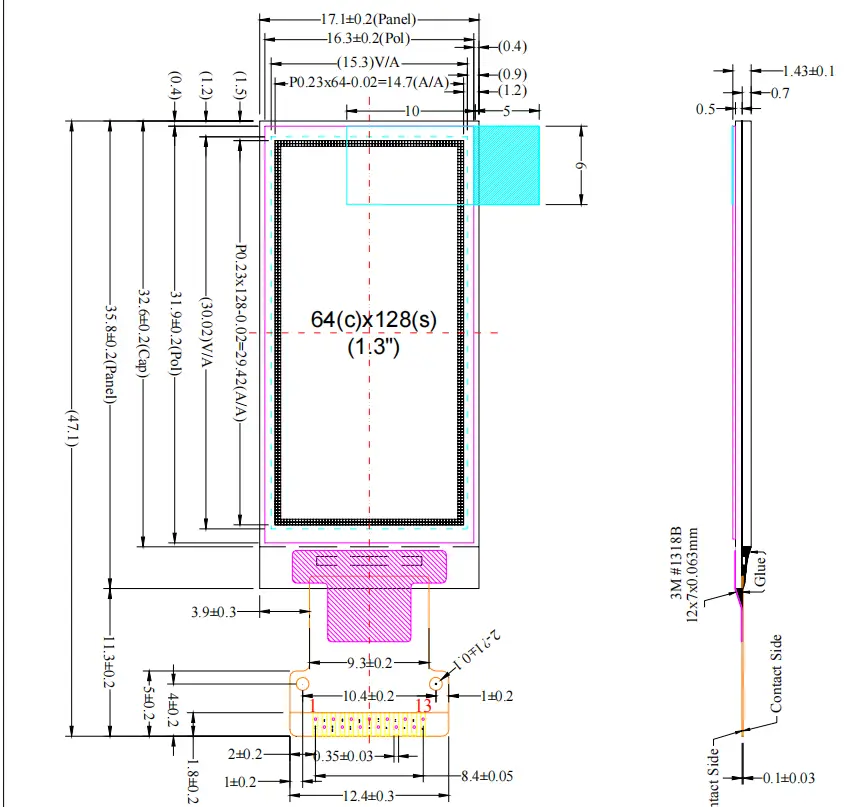 Ssd1322 Oled Display TOPWIN Manufacture 4