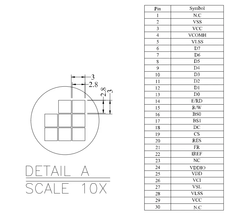 Monochrome 0.96 128x64 Oled Graphic Display Wholesale - TOPWIN 3