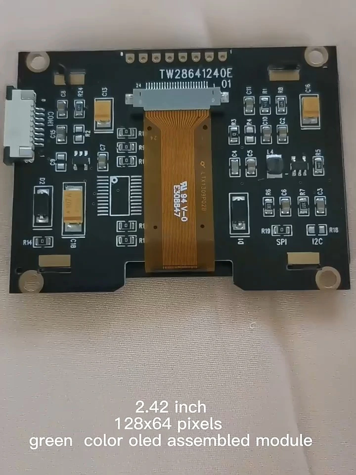 TOPWIN 2.42inch oled module 8pin SSD1308 SPI I2C 1