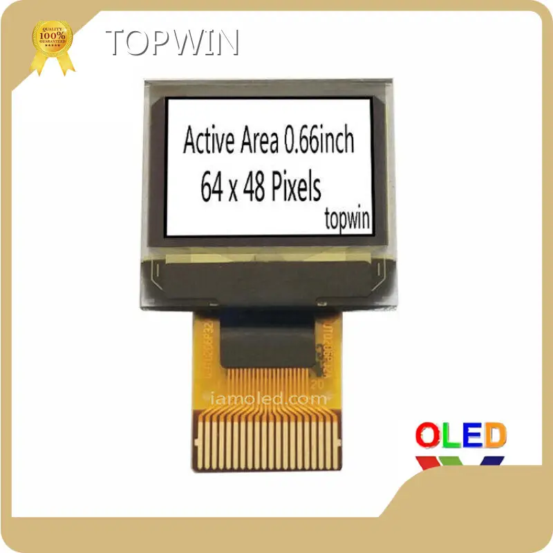 TOPWIN 0.6~0.78inch Monochrome Oled Manufacturer for Electronic Price Tags 1