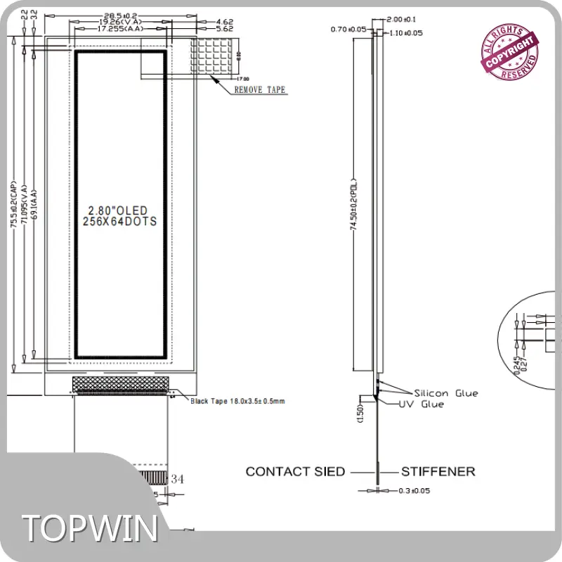 Wholesale3.5 Oled Display TOPWIN Brand 1