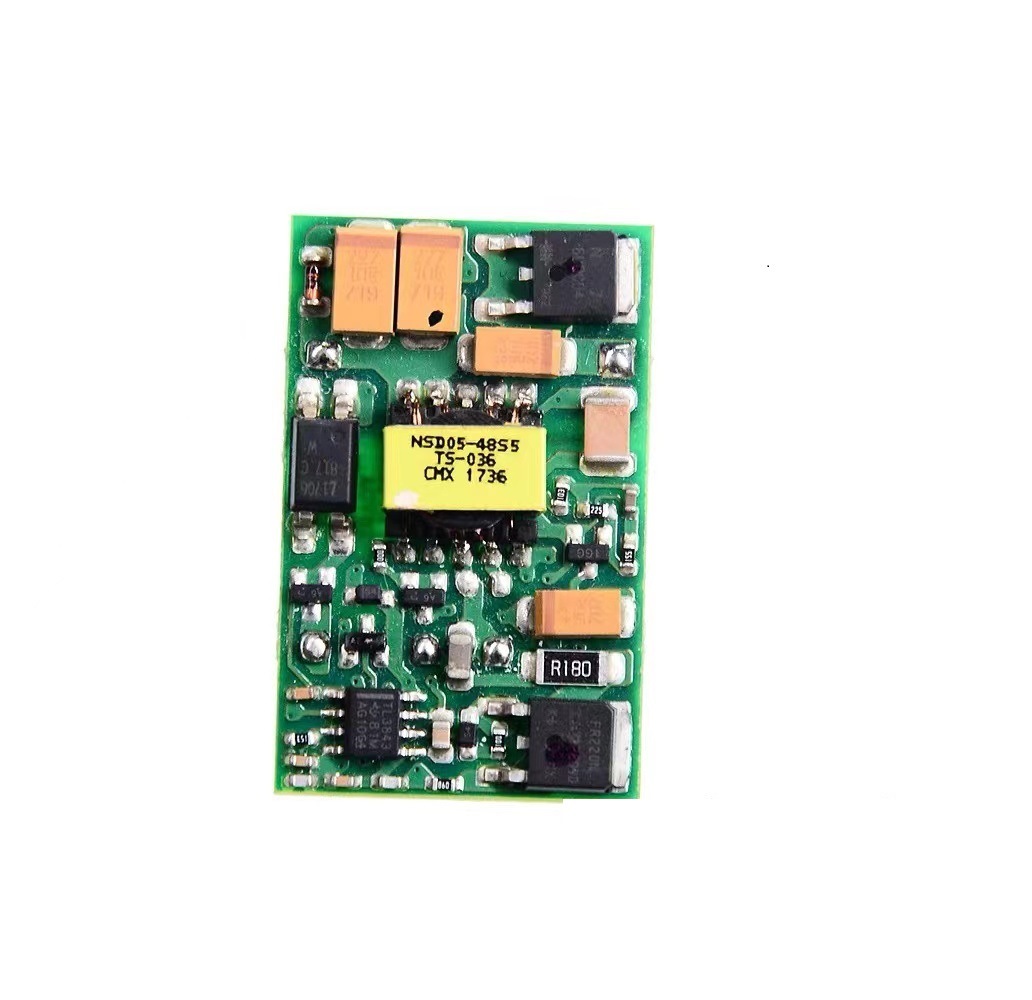 Mw Driver Nsd05-48s5 5w 1a 1000uf 18~72v Input 5.6 ~ 6.8v Output 5v Regulated Board Mount Type Dc-dc Means Wells Power Supply
