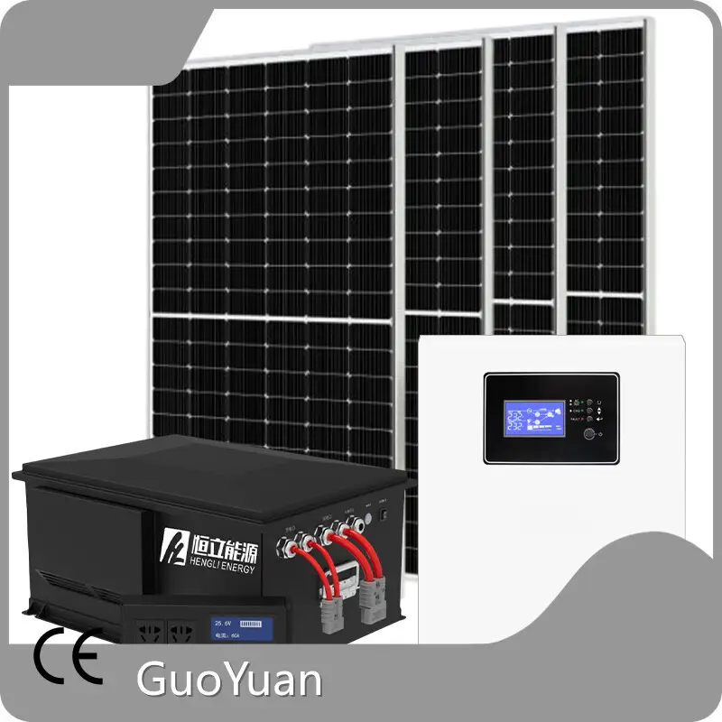 GuoYuan 5kw Off Grid Solar Inverter Brand NONE Roof Mounting 1