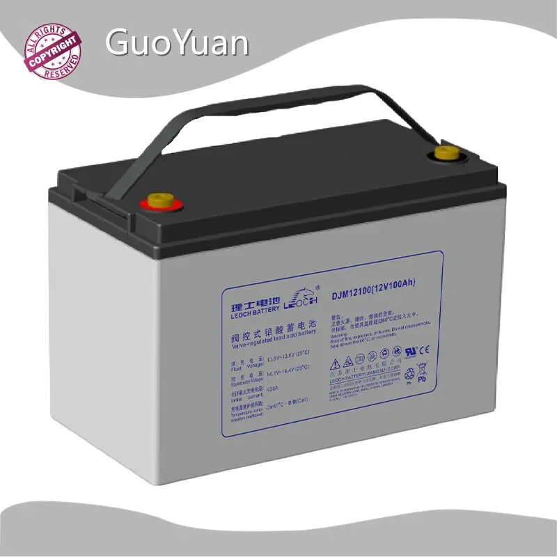 GuoYuan Sealed Rechargeable Lead Acid Battery 4v for Water Supply - Lead-acid Maintenance-free Battery 1