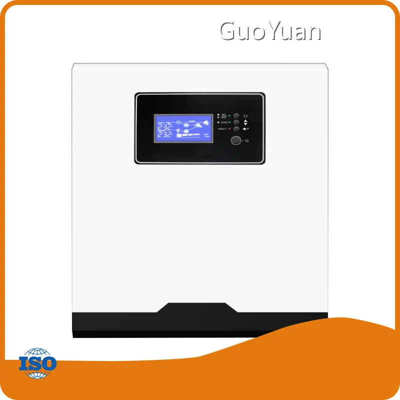 3 Kw Off Grid Solar Inverter 510x380x210mm GuoYuanDC/AC Inverters White 1