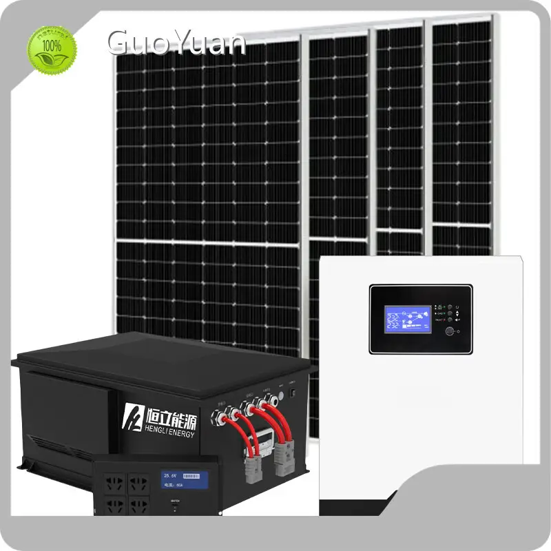 Off Grid Solar Inverter Suppliers GuoYuan Brand Battery Storage Solar System NO NONE Manufacture 1