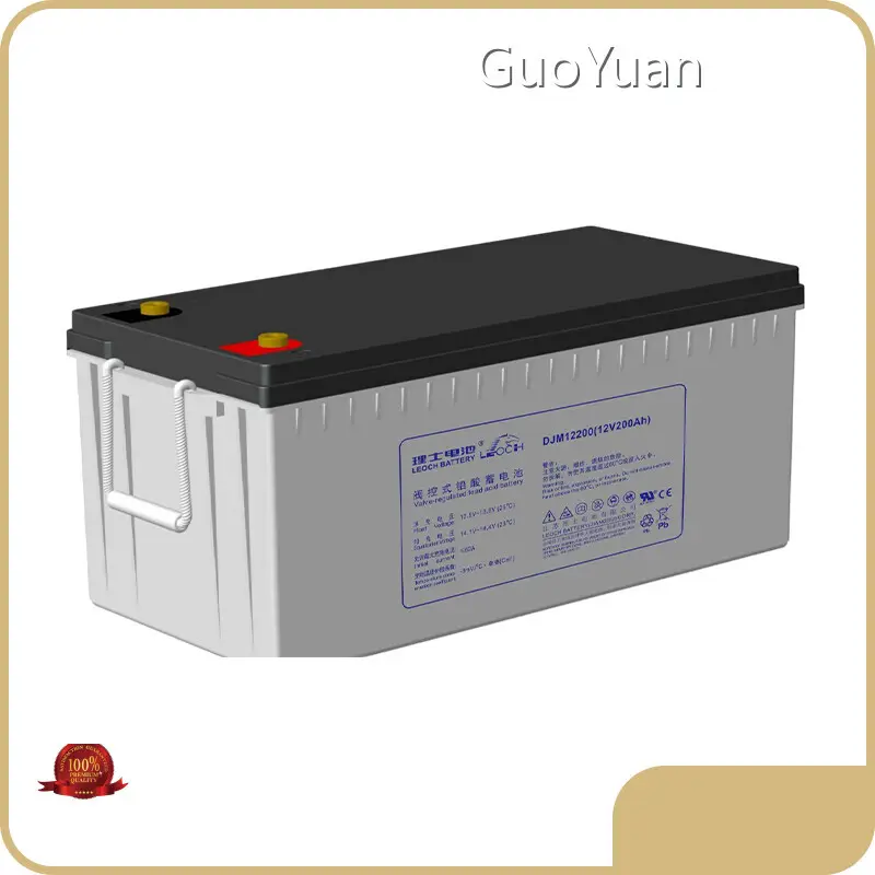 GuoYuan Praise Sealed Lead Acid Battery 12v 100ah ODM Company 1