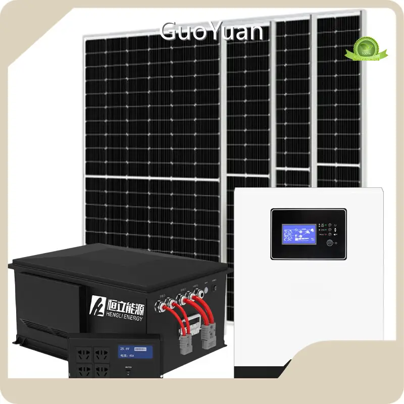 GuoYuan Brand New Solar Inverter Hybrid Solar System Factory 1