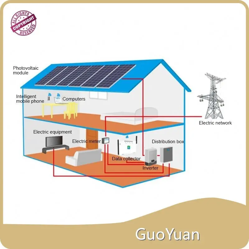 Hybrid Solar Inverter Design Hybrid Solar System NONE GuoYuan Company Roof Ground Solar Mounting System 1