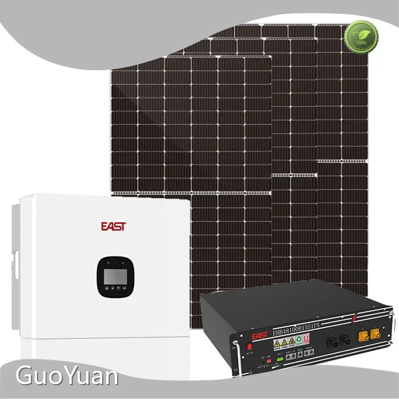 Custom Solar Inverter Manufacturers Roof Ground Solar Mounting System GuoYuan 1
