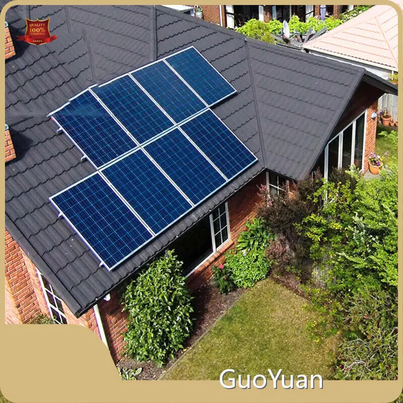 GuoYuan Best Material 450w Monocrystalline Solar Panel Drip-dry for Military Camp 1