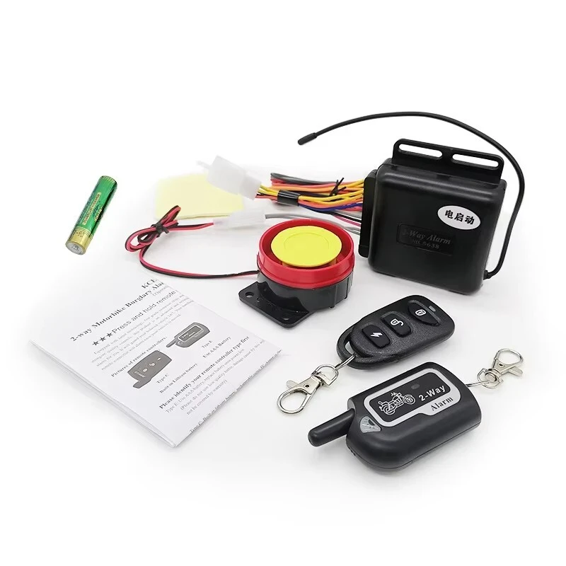 Motorcycle Alarm Two Way Motorcycle  Alarm  Immobilizer Key Remote Silentvibration Alarm for Motorcycle 1
