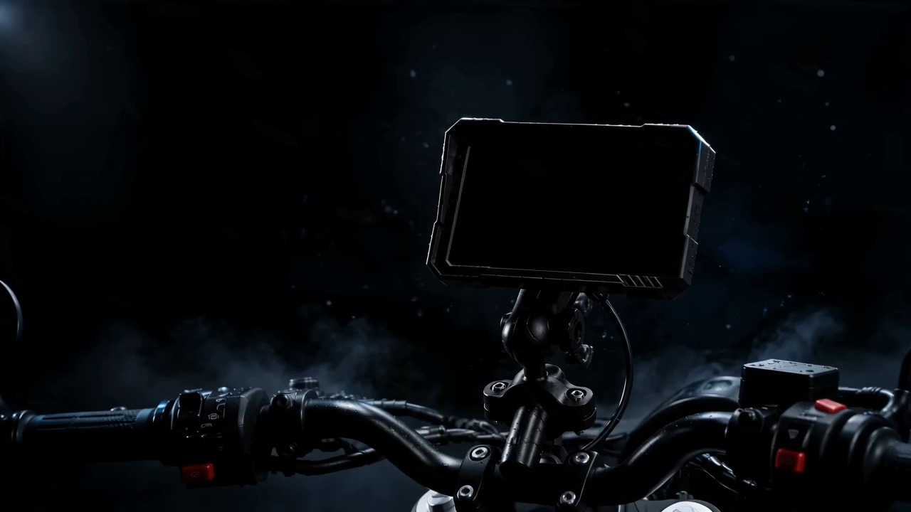 5 Inch Motorcycle PND Waterproof IP67 Navigation Carplay & Auto Wifi BT  Android & Apple Compatible 1