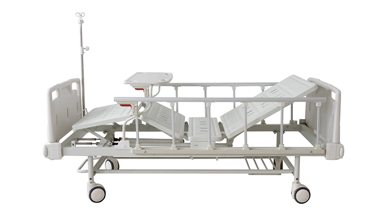 Quality Brand Manual Hospital Bed L213*W96*H50cm 0-75°±5° 3