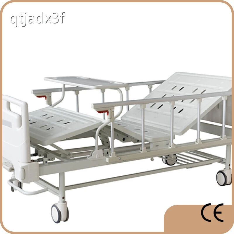 Quality Brand Manual Hospital Bed L213*W96*H50cm 0-75°±5° 1