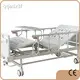 Quality Brand Manual Hospital Bed L213*W96*H50cm 0-75°±5° 1
