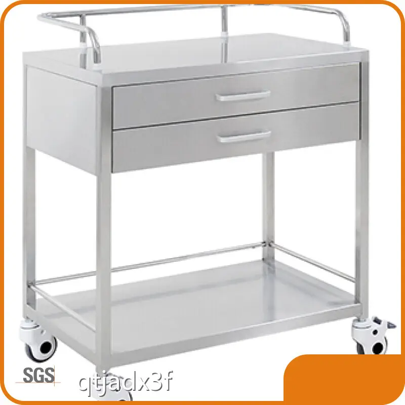 Stainless Steel Trolley Hospital 70*45*80cm by 1