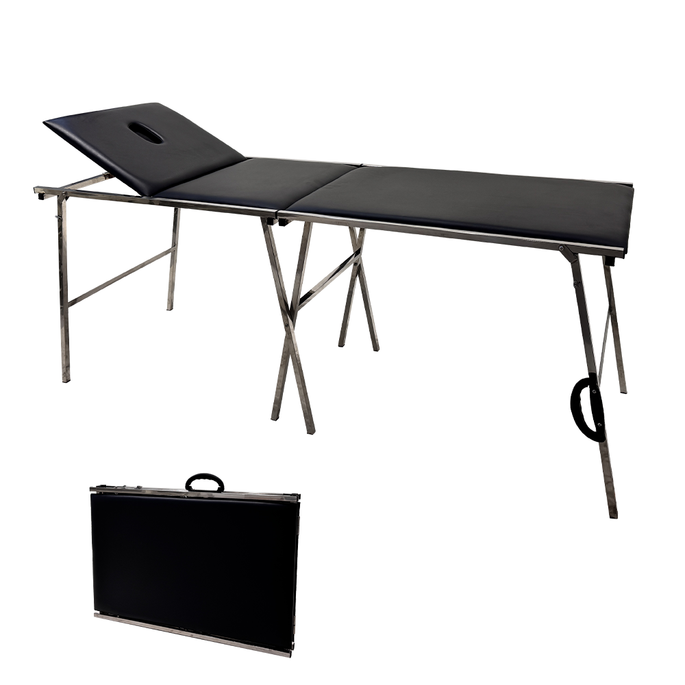 YXZ-003 Meja Pijat sofa pemeriksaan lipat Stainless Steel 1