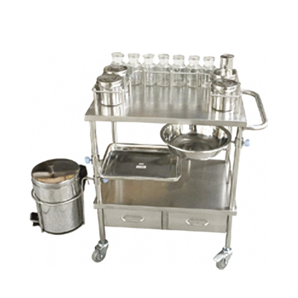 Paslanmaz çelik tıbbi arabası SM-020 1