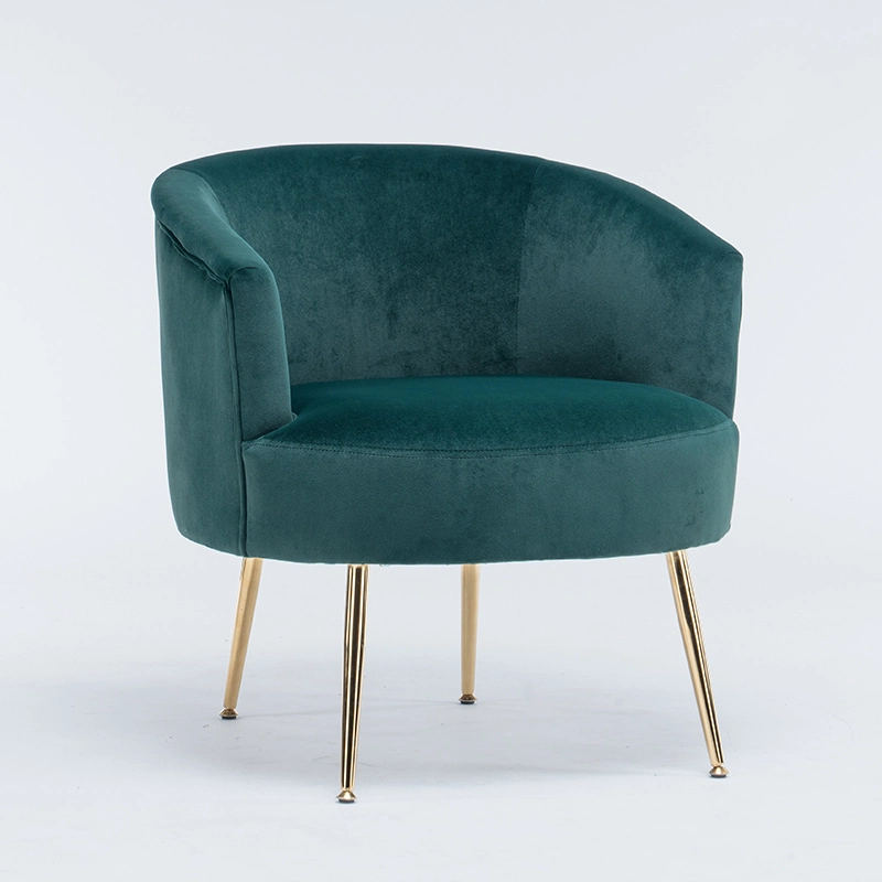 Velvet armchair Tub tub chair with metal legs armchair  W52780896 1