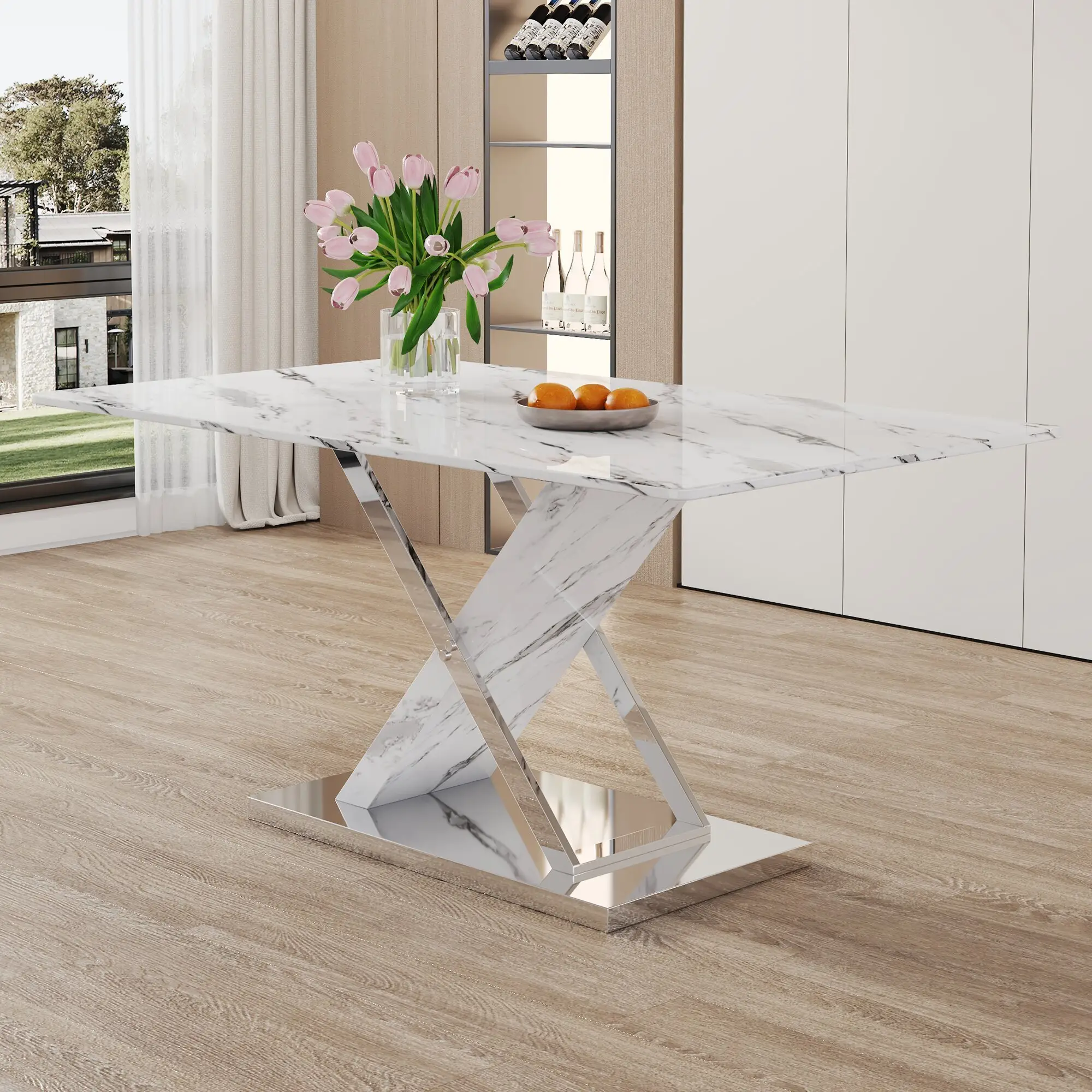 Tavolo da pranzo moderno in marmo Gersto Furniture Fabbricazione 2