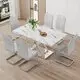 Tavolo da pranzo moderno in marmo Gersto Furniture Fabbricazione 3