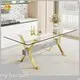 Gersto Furniture Brand Tempered Glass Dining Table Set Supplier 1