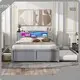 Custom Upholstered Bed and Mattress Gersto Furniture 1