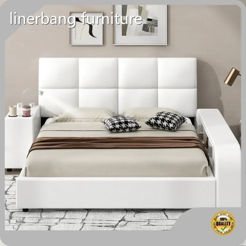 Letto imbottito moderno Gersto Furniture Azienda 1