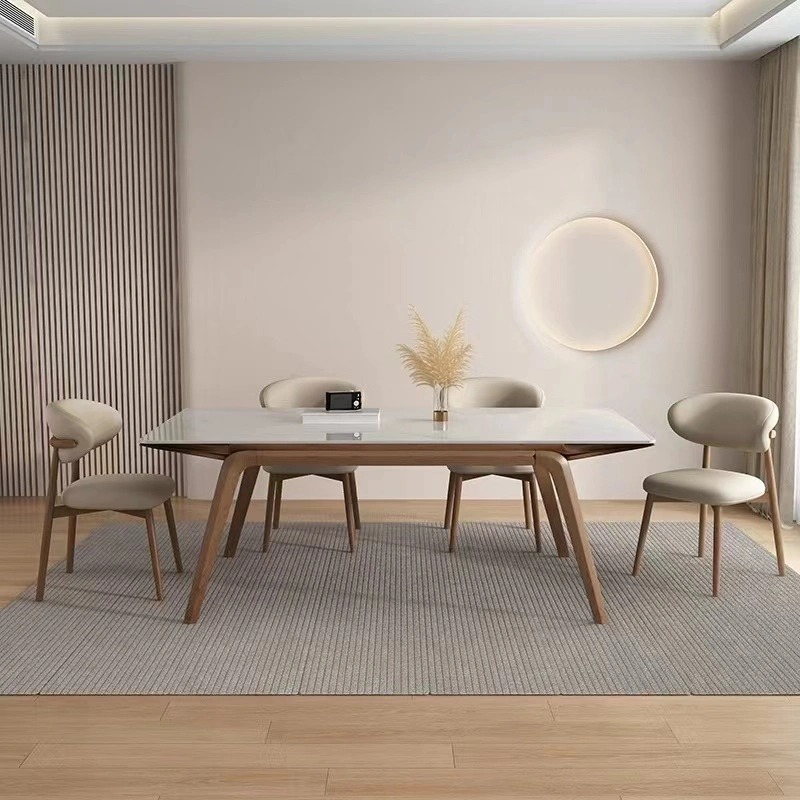 Nordic moderno simples cadeira de jantar madeira maciça luz italiana designer luxo cadeira moderna simples volta pétala cadeira 1