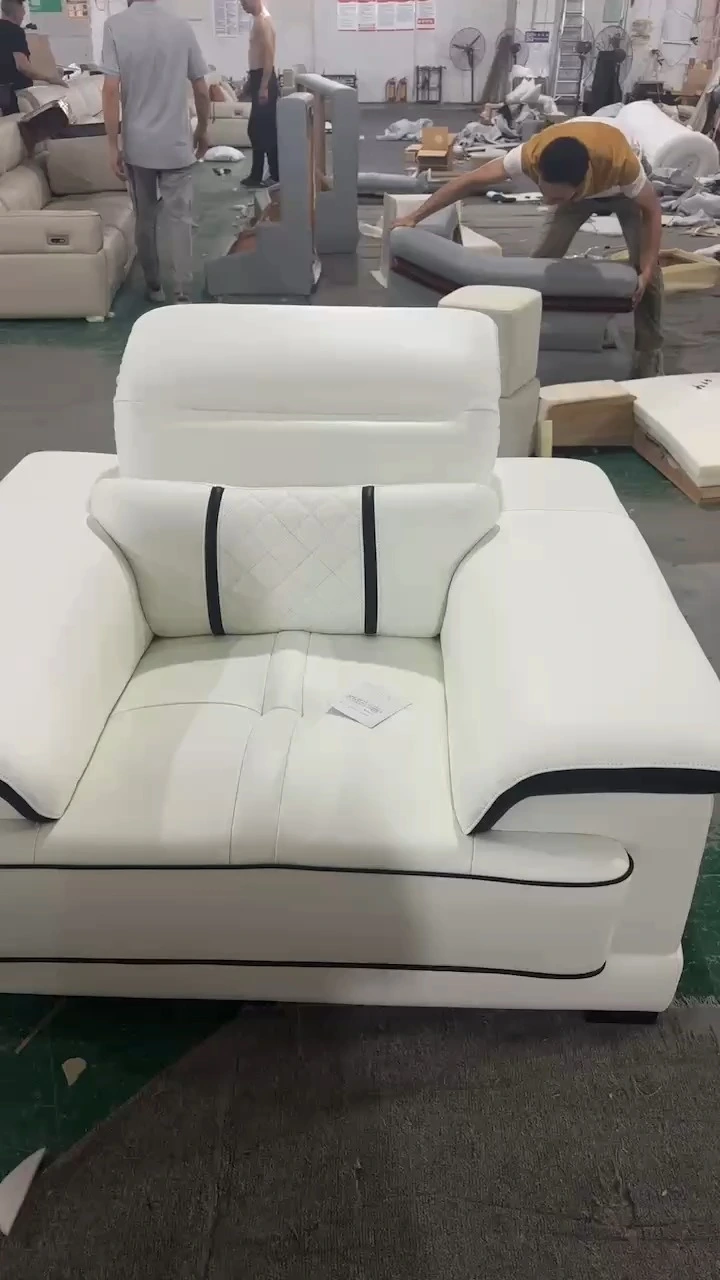 2024 nouveaux produits populaires fonction de Massage meubles salon canapé ensemble canapé sectionnel en cuir 1