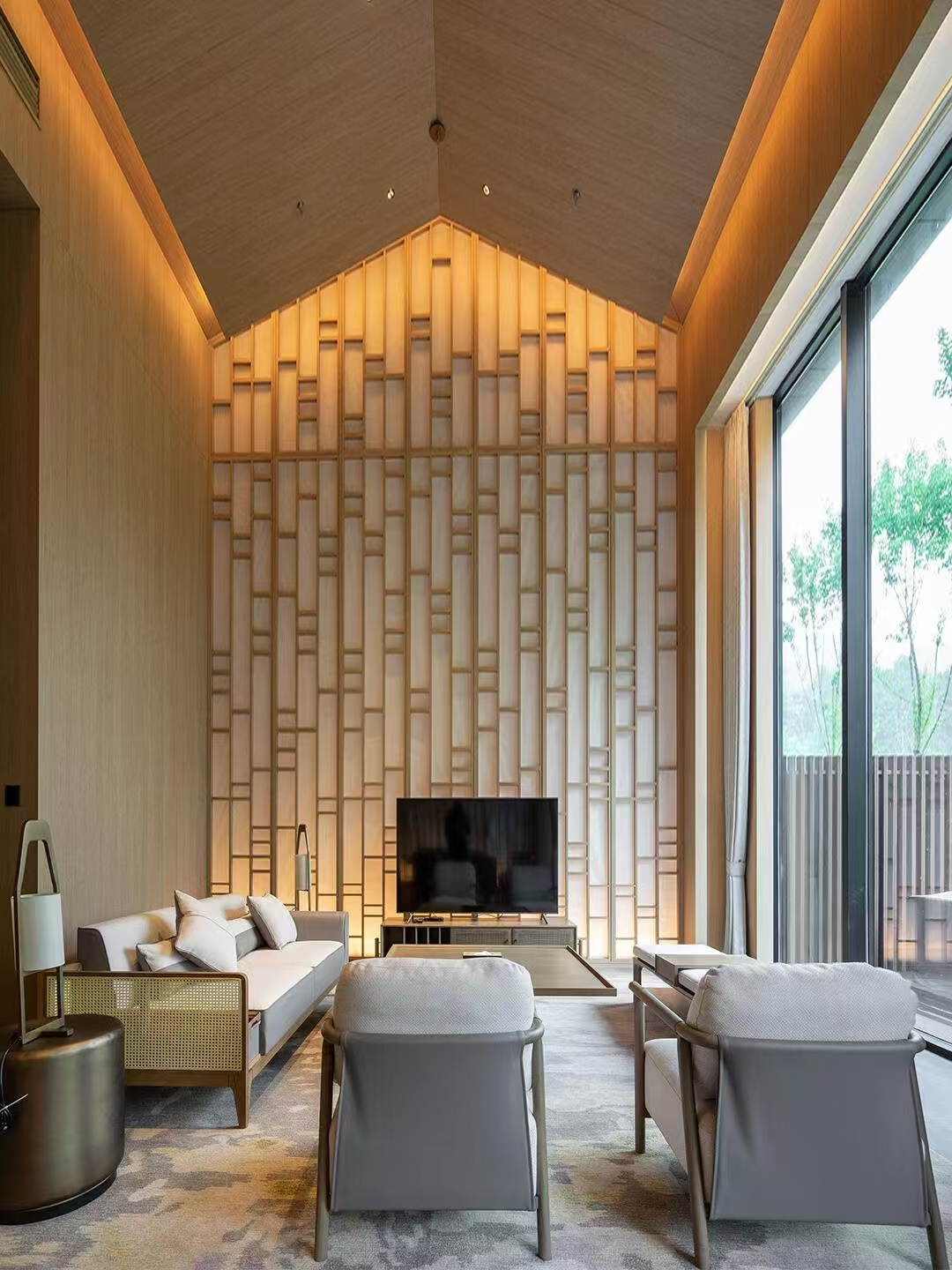 Nouveau bureau de vente de canapés de style chinois pour discuter de la réception, personnalisation de meubles de club de villa de hall d'hôtel quatre cinq étoiles 1