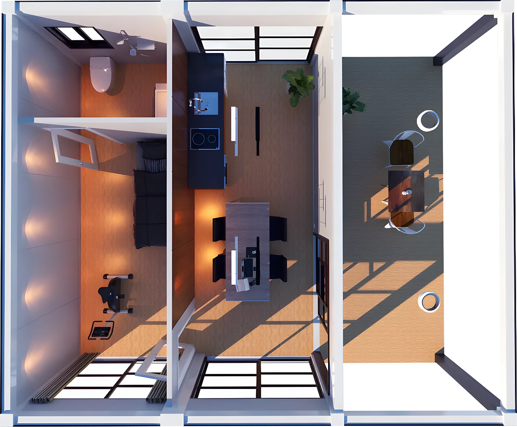 プレハブコンテナハウスメーカー | モジュラー式コンテナ住宅 | DXH