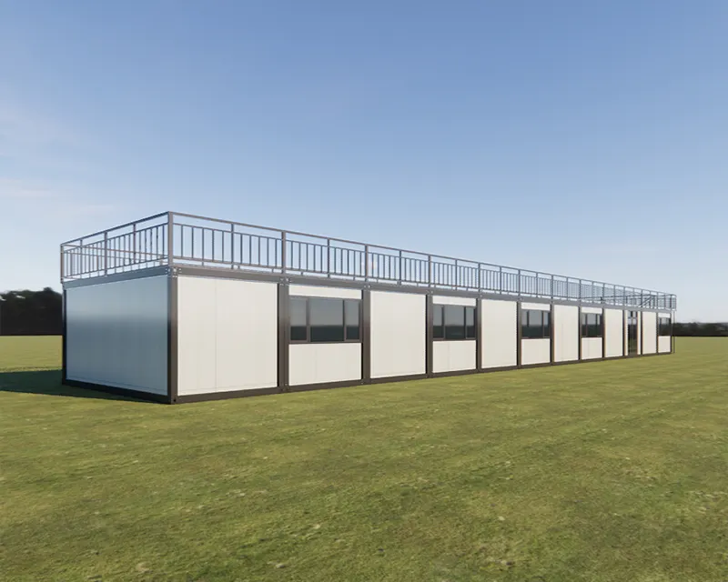 Custom Flat Pack Shipping Container Homes W6000*L36000*L2800mm DXH 6