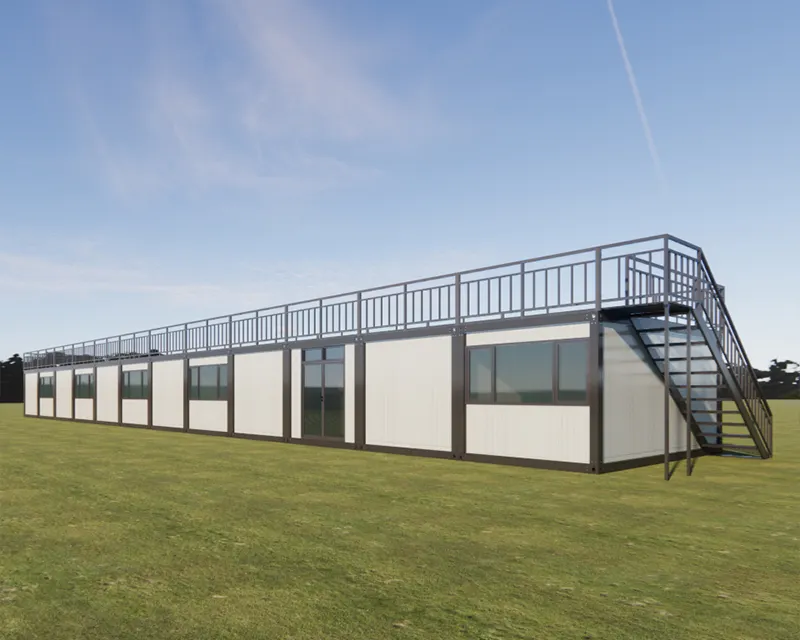 Custom Flat Pack Shipping Container Homes W6000*L36000*L2800mm DXH 4