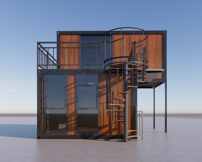 Neues Design-Containerhaus-Fertigcafé 6