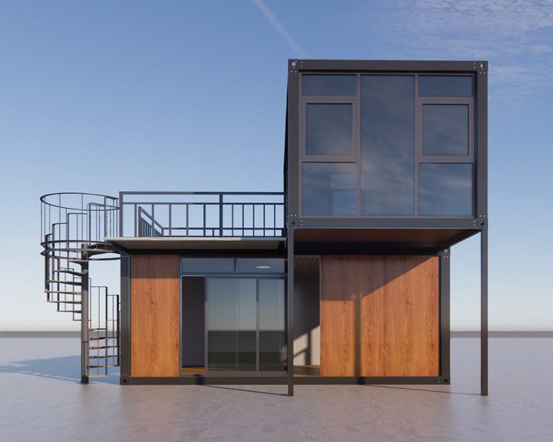 Neues Design-Containerhaus-Fertigcafé 3